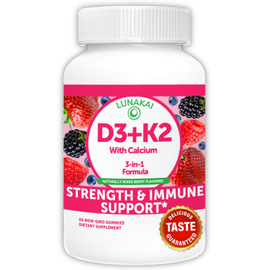 D3+K2 Gummies with Calcium