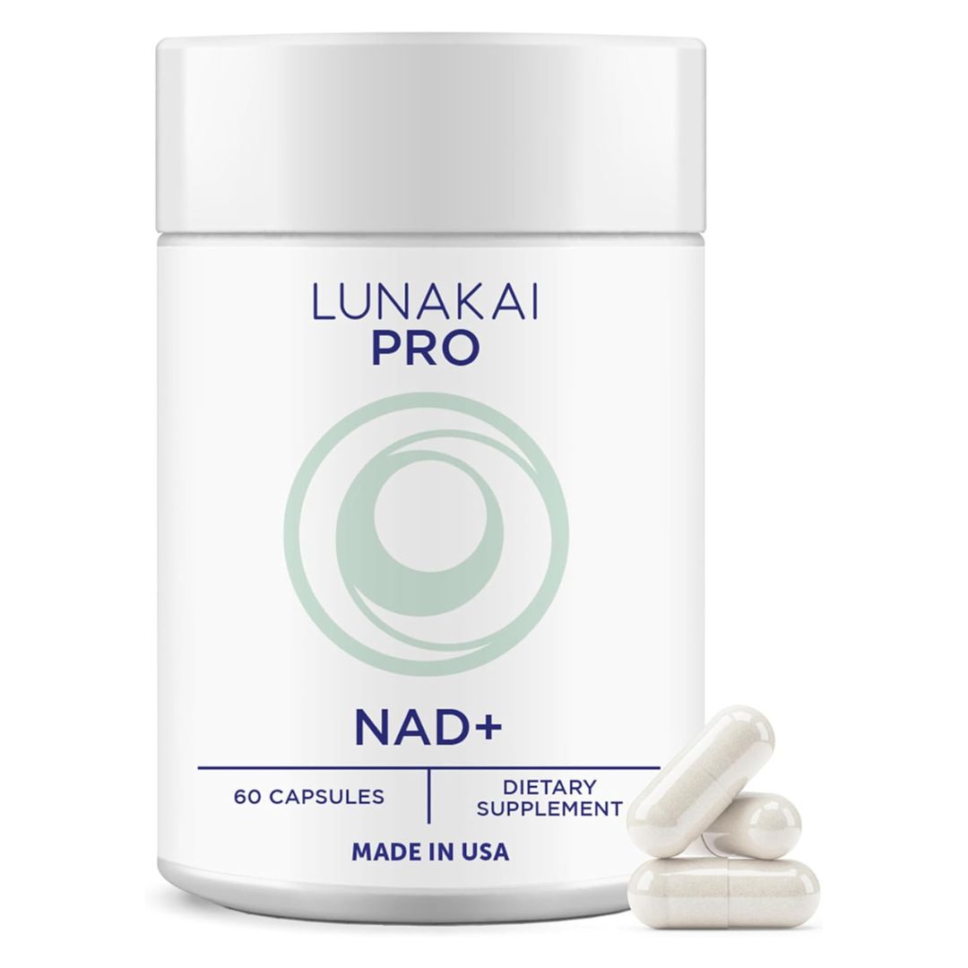 Lunakai PRO USA Made Dual-Pathway NAD+ Formula with NR & Resveratrol