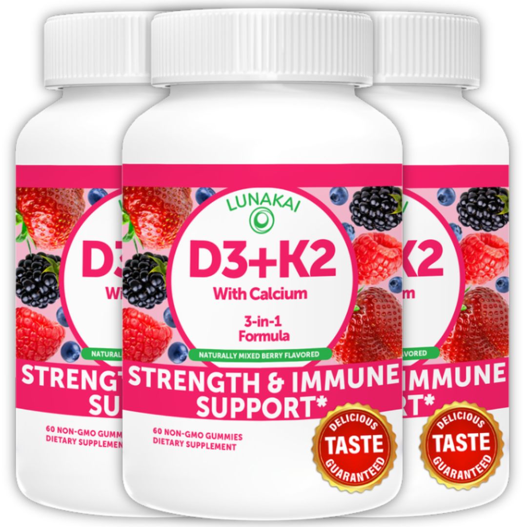 D3+K2 Gummies with Calcium