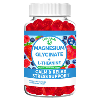 Magnesium Glycinate + L-Theanine Stress Gummies
