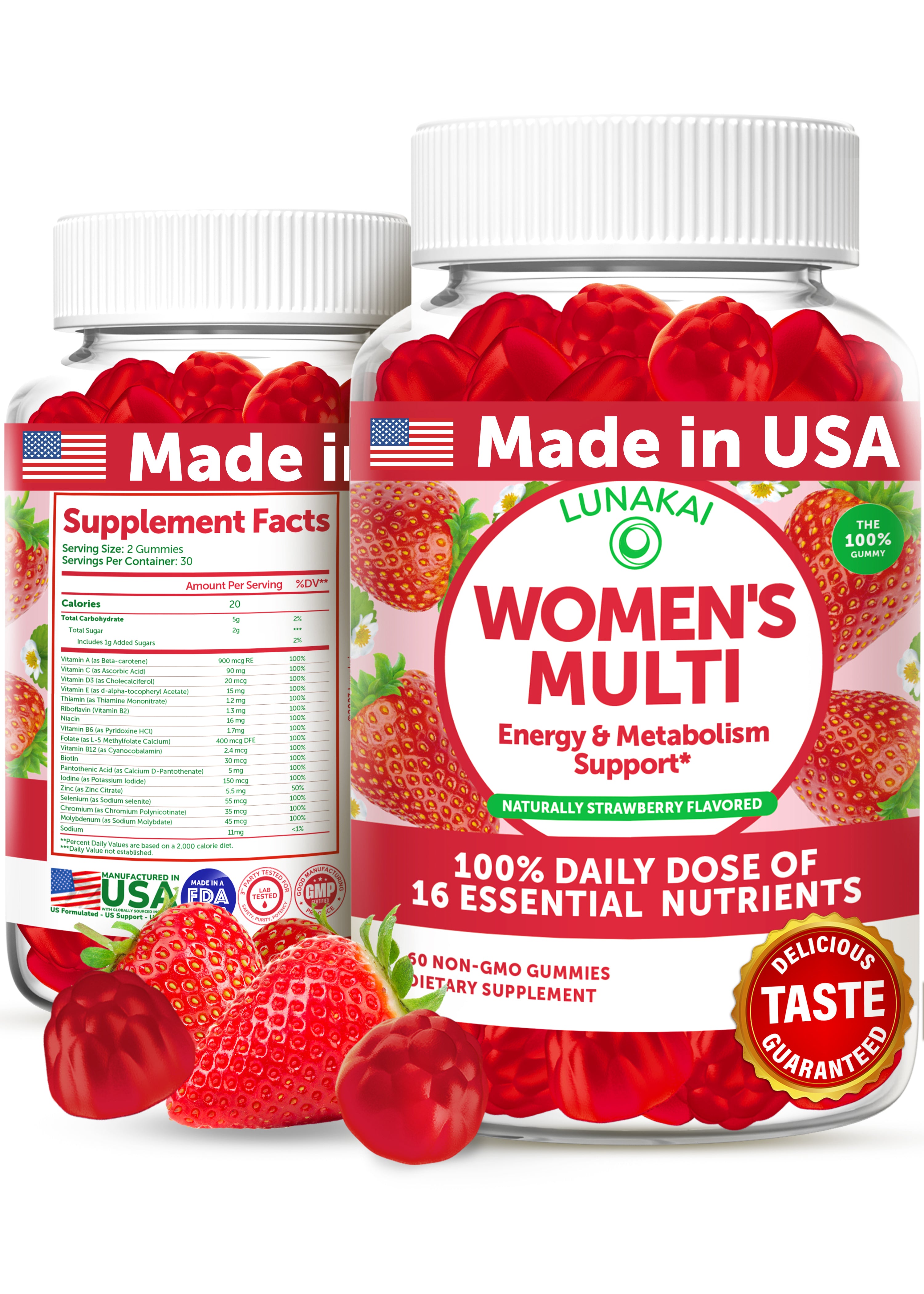 The 100% Gummy - Womens Multivitamin Gummies