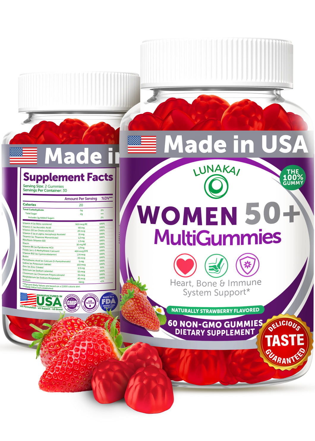 50 Plus Women's Multivitamin Gummies