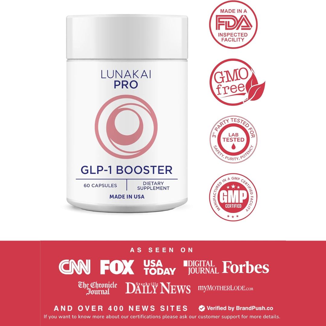 Lunakai PRO GLP‑1 Metabolic Support – 60 Capsules