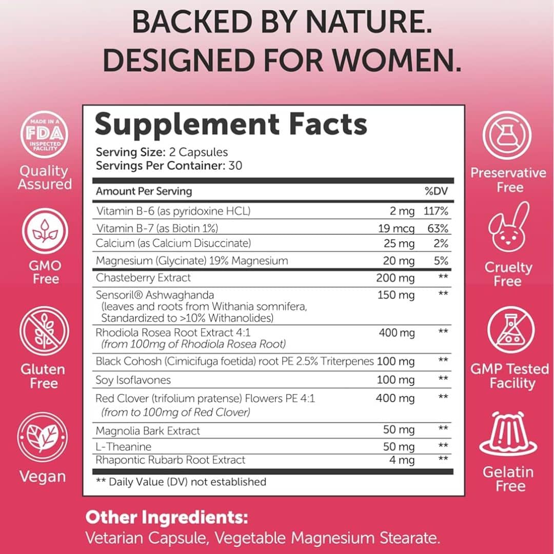 Menopause Support Gummies – Hormone-Free Hot Flash & Mood Balance