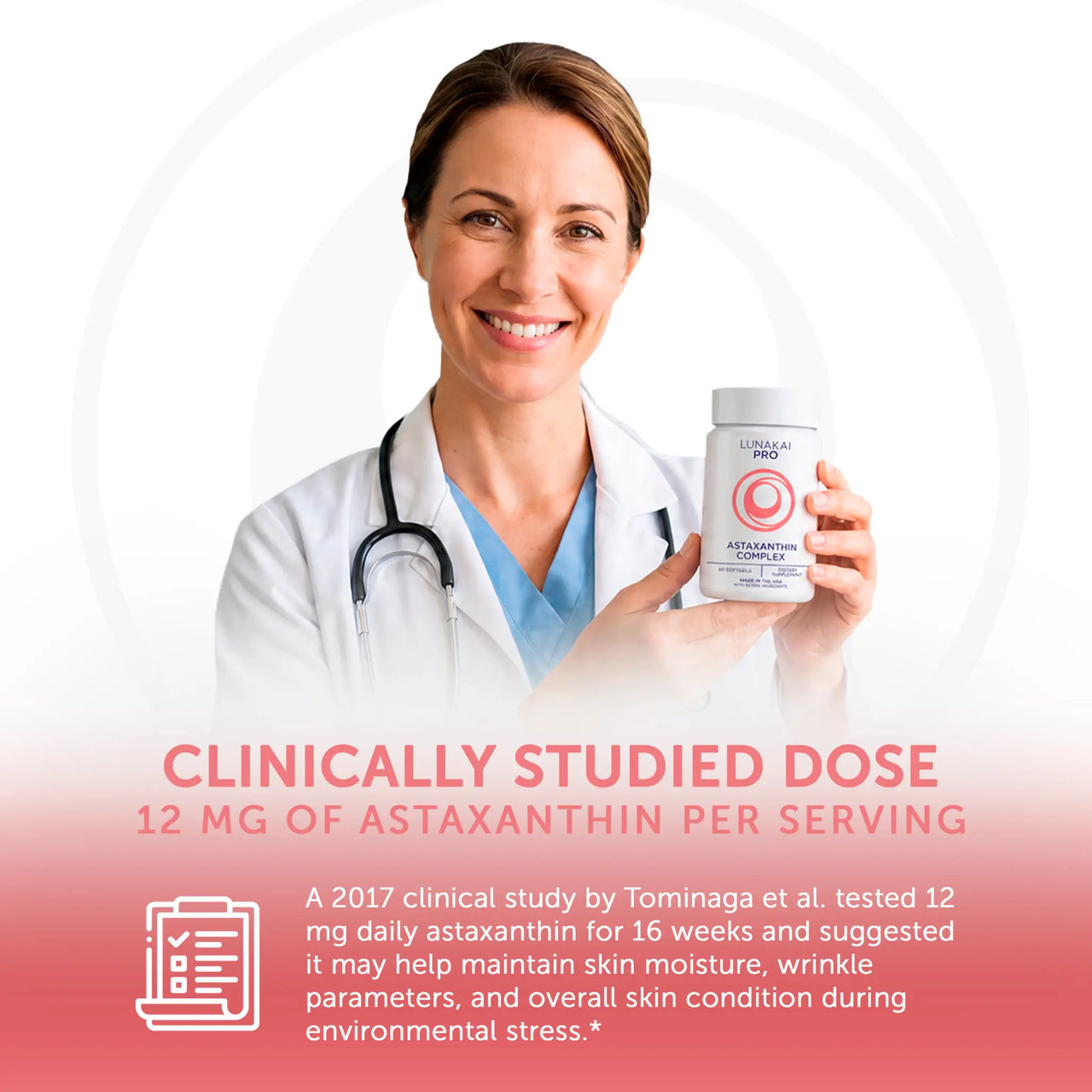 Lunakai PRO Astaxanthin Complex - 12mg, 60 Softgels