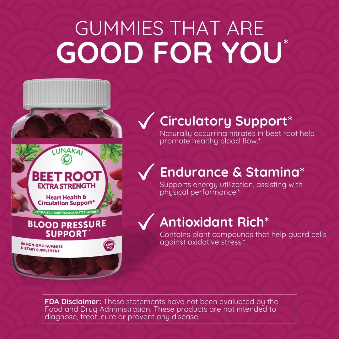 Beet Root Gummies, 60ct.