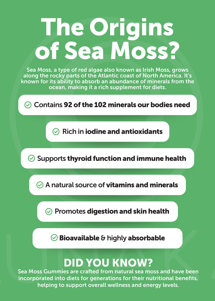 Irish Sea Moss Capsules - US Made