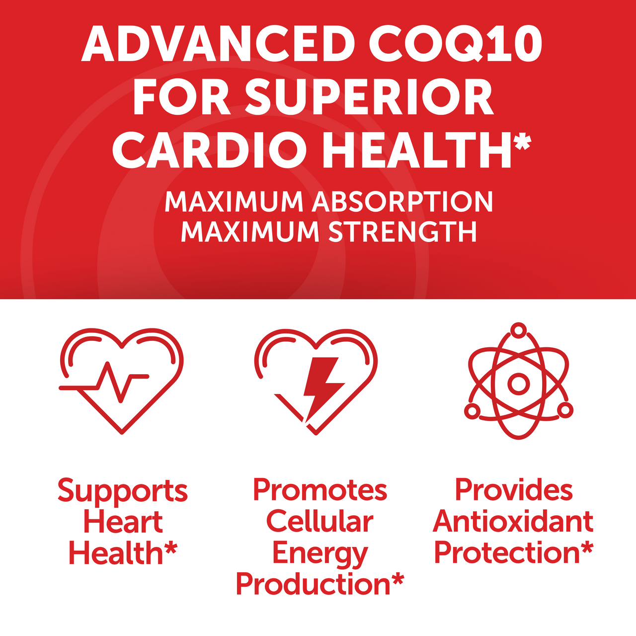 CoQ10 Heart Health Gummies – 60 Vegan Gummies