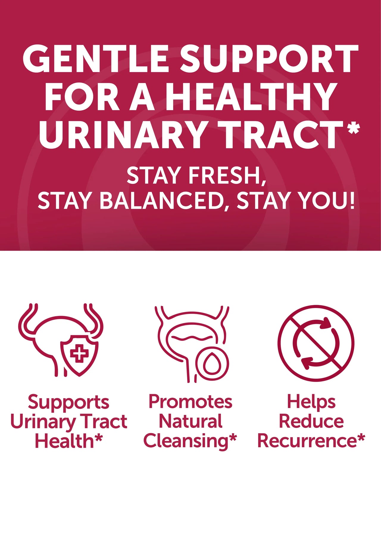 Cranberry Gummies with D-Mannose for Daily Urinary Tract Support