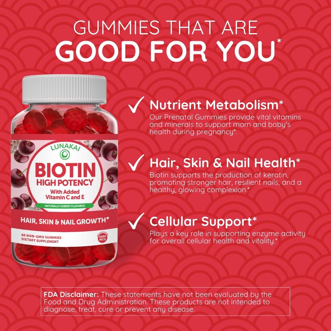 Biotin Gummies 60 ct.