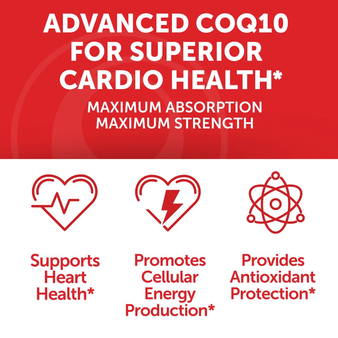 CoQ10 Heart Health Gummies – 60 Vegan Gummies