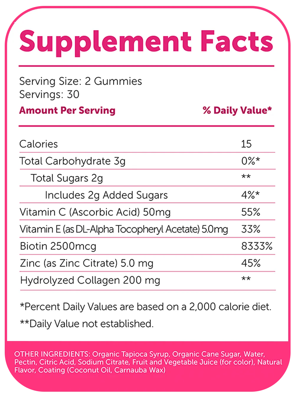 Supplement Facts