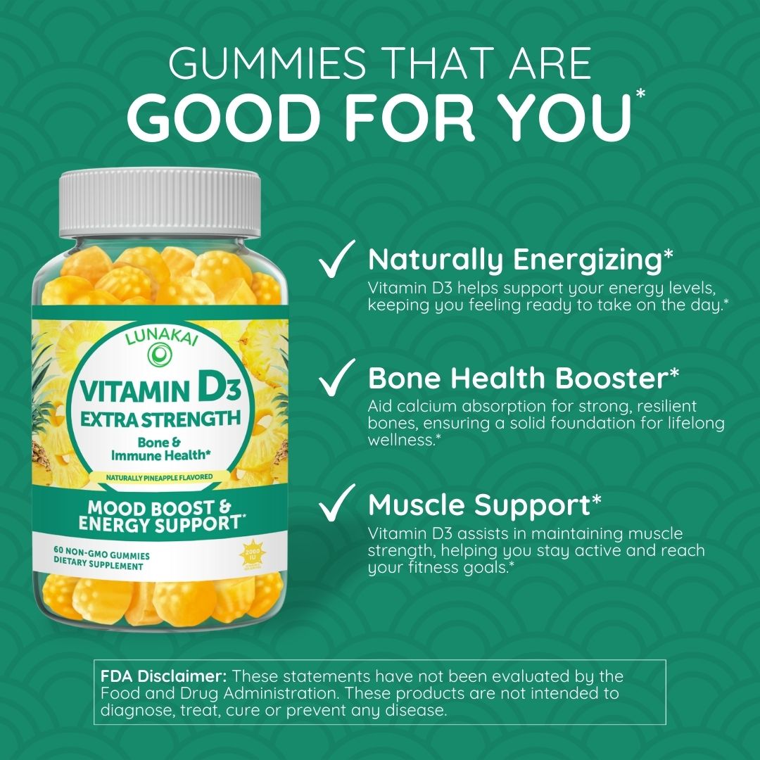 Vitamin D3 Gummies 60 ct.