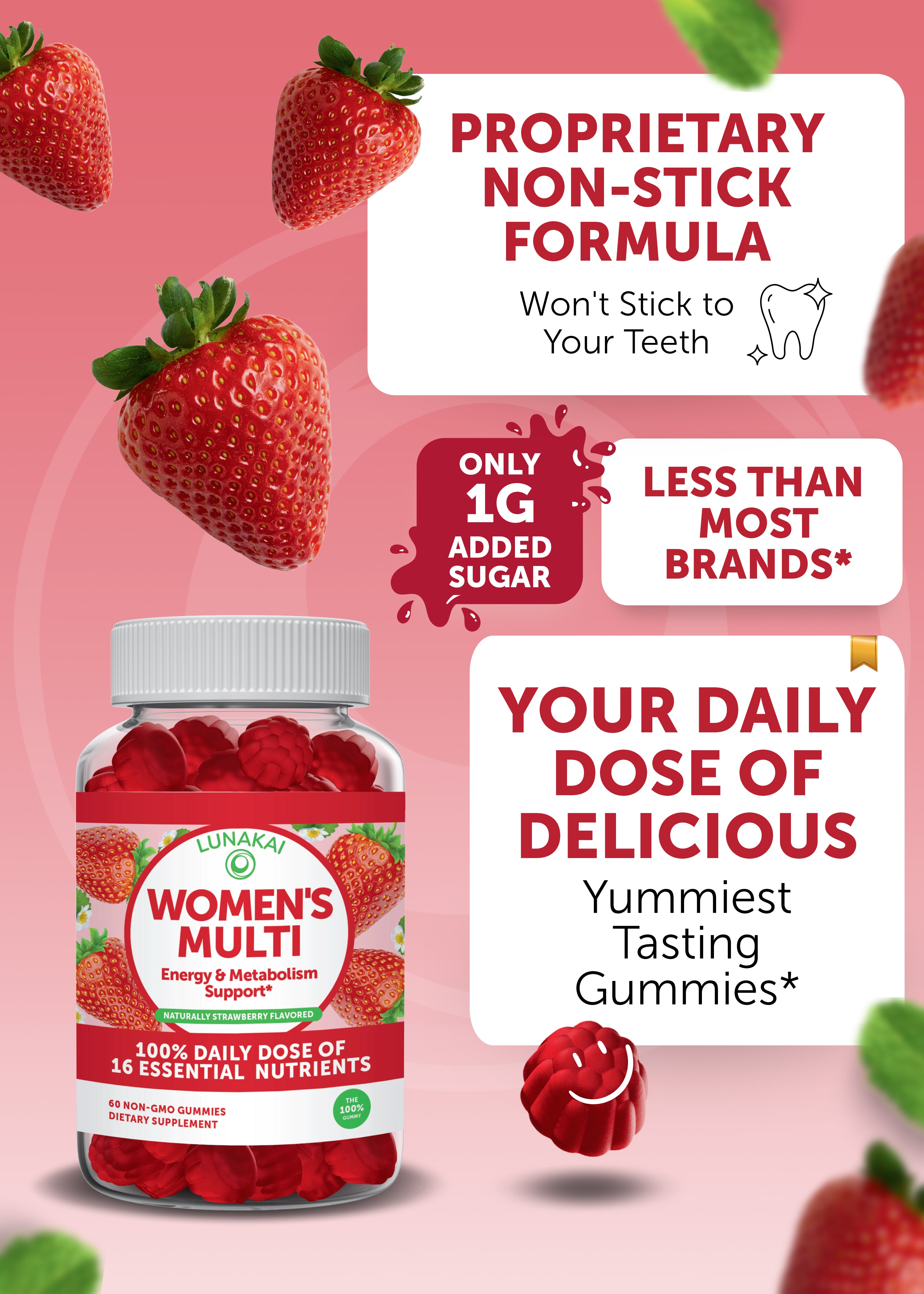 The 100% Gummy - Womens Multivitamin Gummies