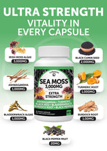 Load image into Gallery viewer, Irish Sea Moss Capsules - US Made
