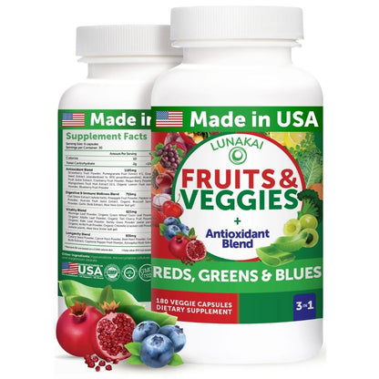 Reds, Greens, & Blues Capsules - US Made