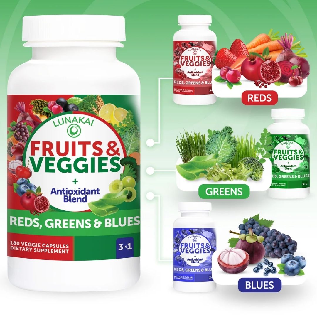 Superfood Fruits & Veggies Capsules - US Made