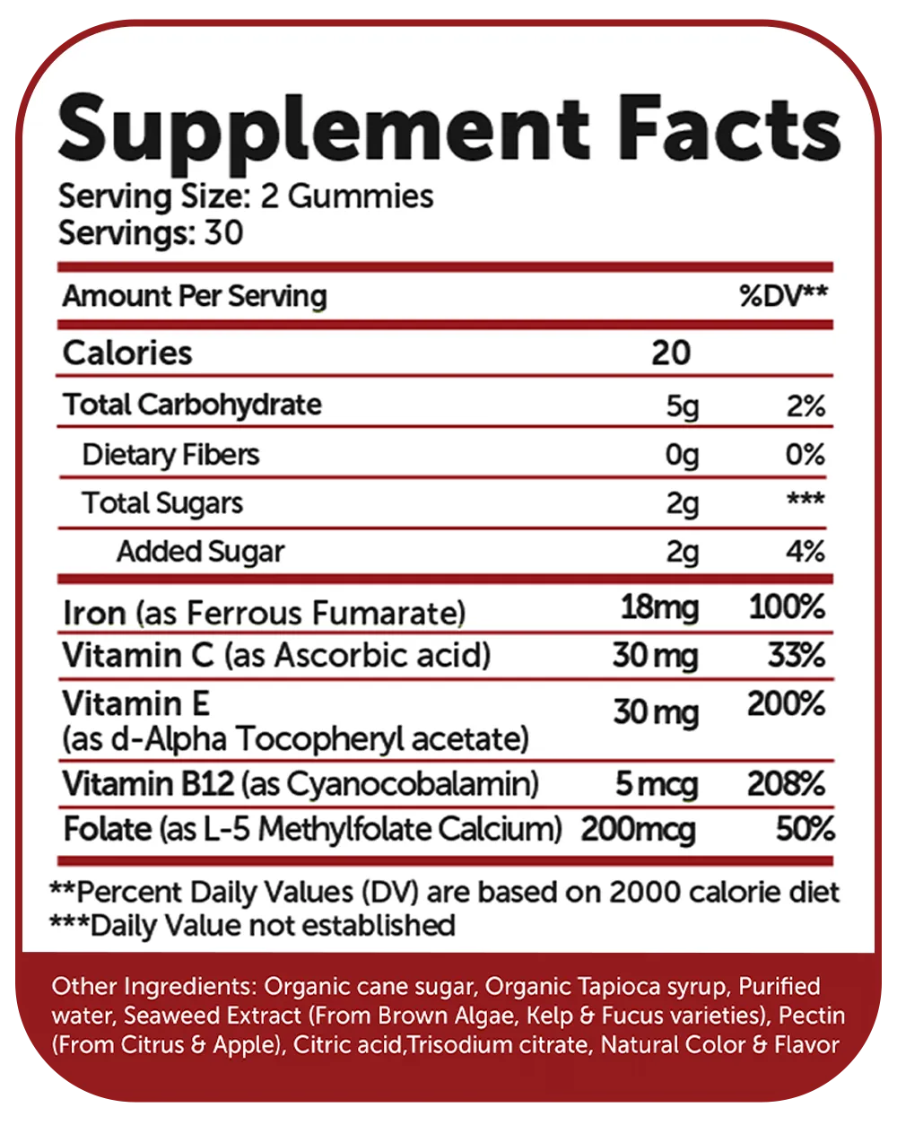 Supplement Facts