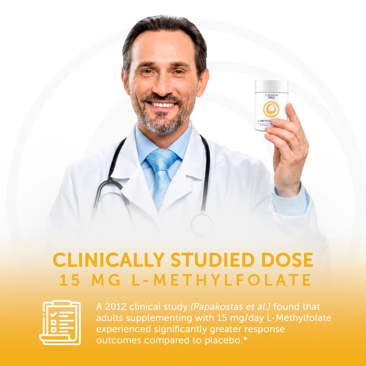 Lunakai PRO L-Methylfolate+ Capsules - 15mg 5-MTHF