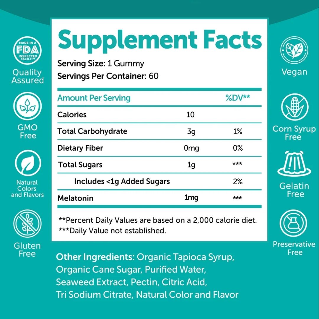 Low Dose Melatonin Gummies 60 ct.