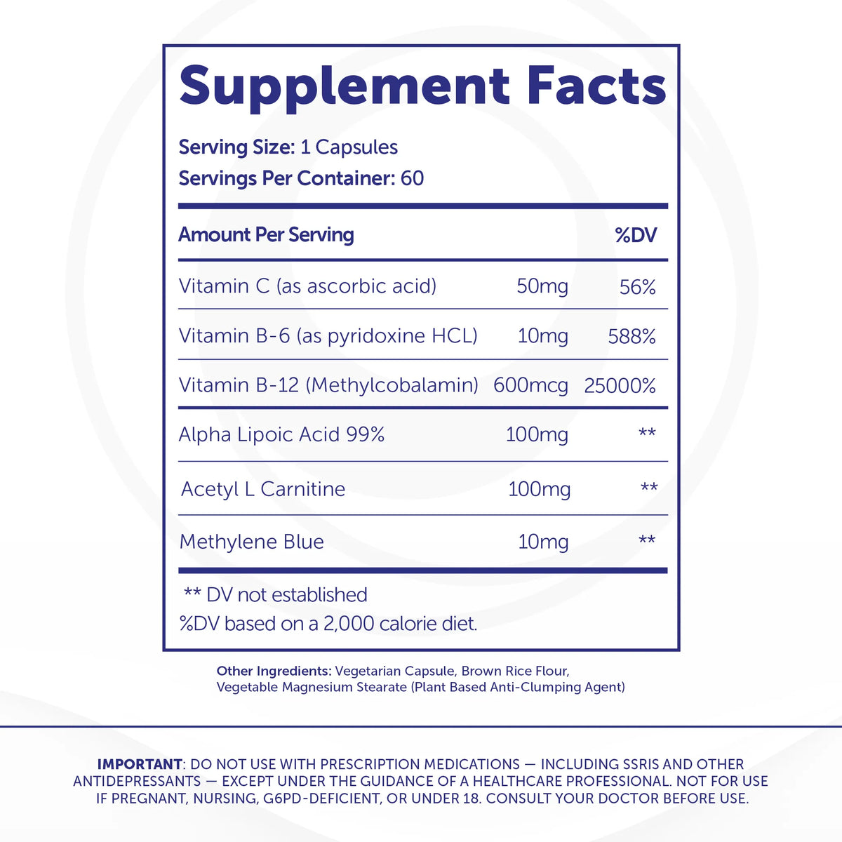 Lunakai PRO Methylene Blue Capsules