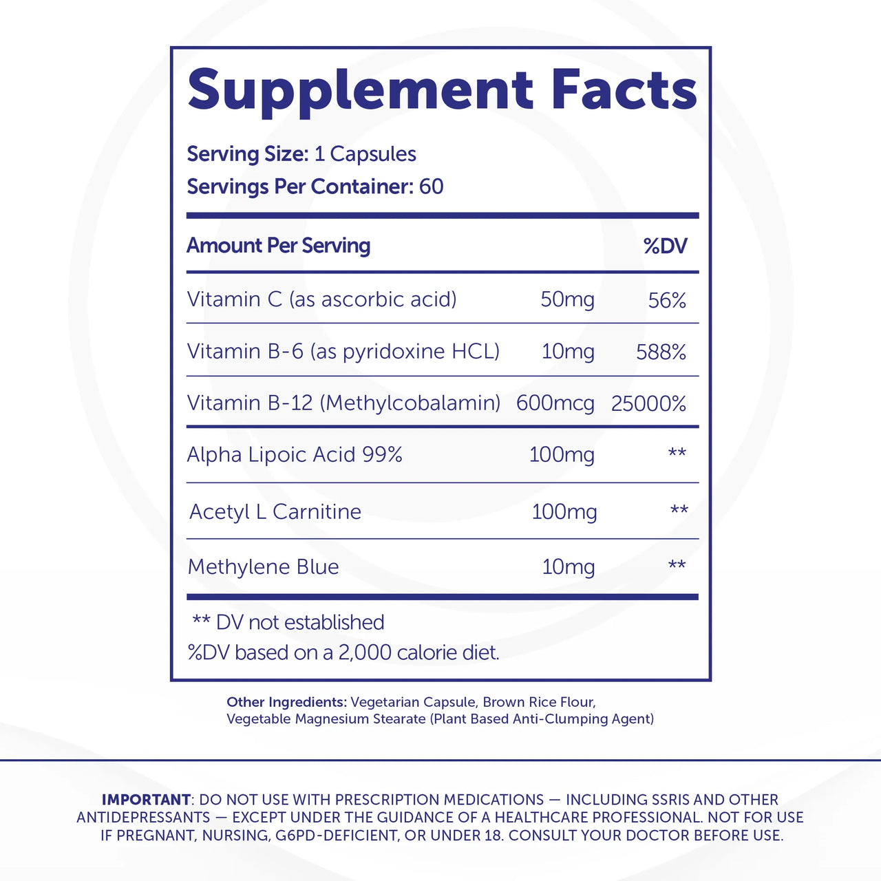Lunakai PRO Methylene Blue Capsules