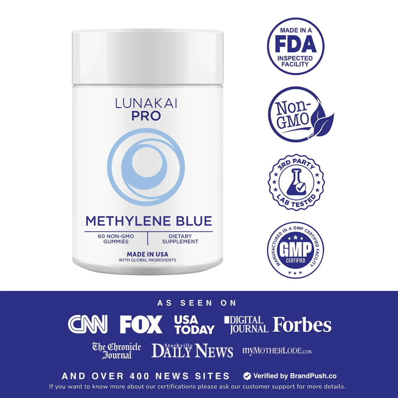 Lunakai PRO Methylene Blue Capsules