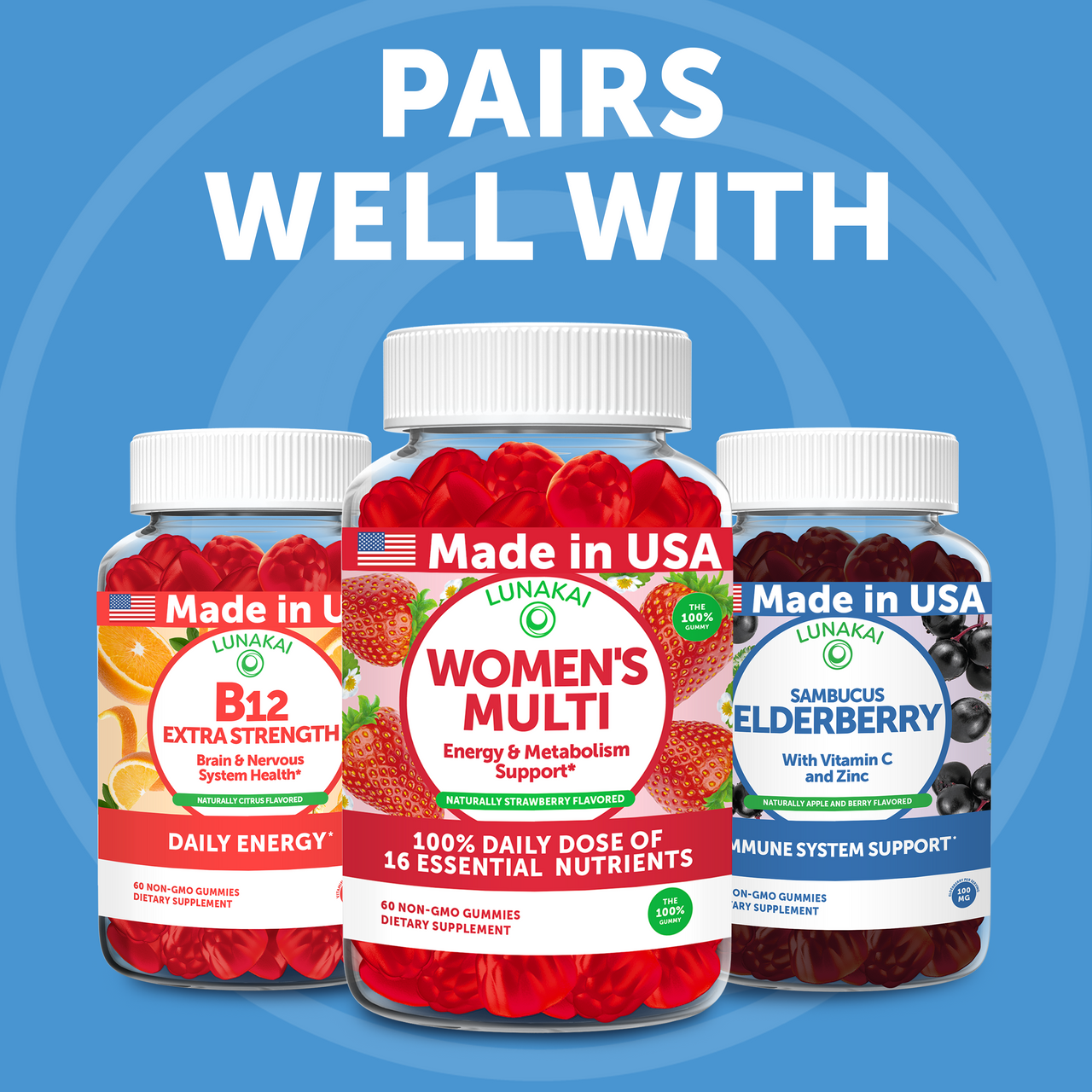 Magnesium Glycinate + L-Theanine Stress Gummies