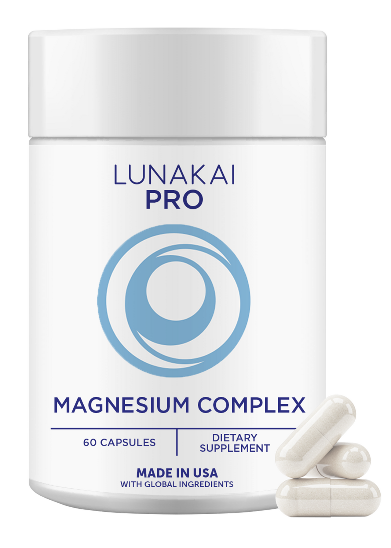 Lunakai PRO Magnesium Complex Capsules - 405mg Blend