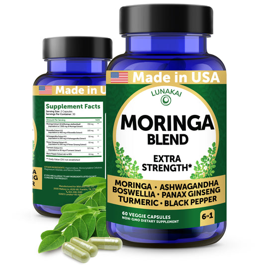 Pure Moringa Capsules – Advanced Leaf Extract, 60ct