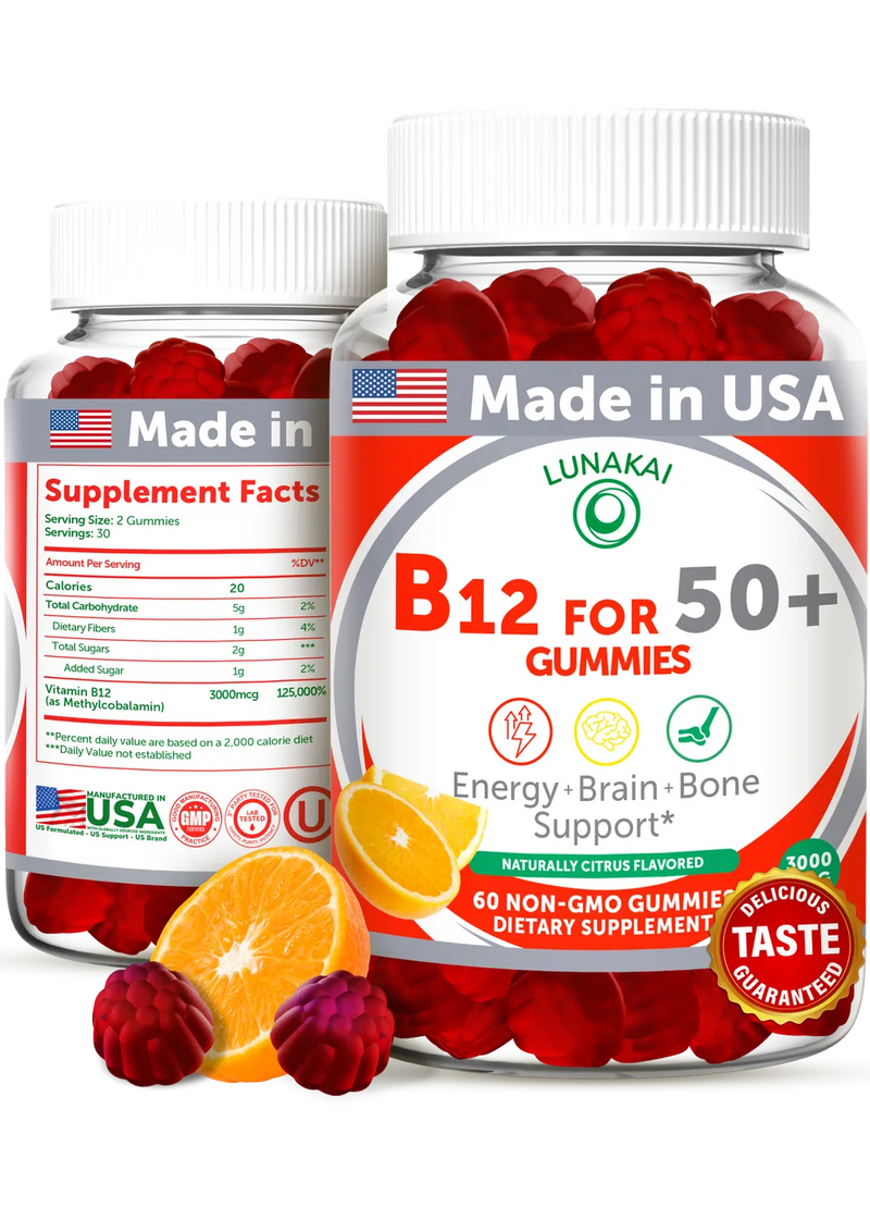 Vitamin B12 Gummies for 50+
