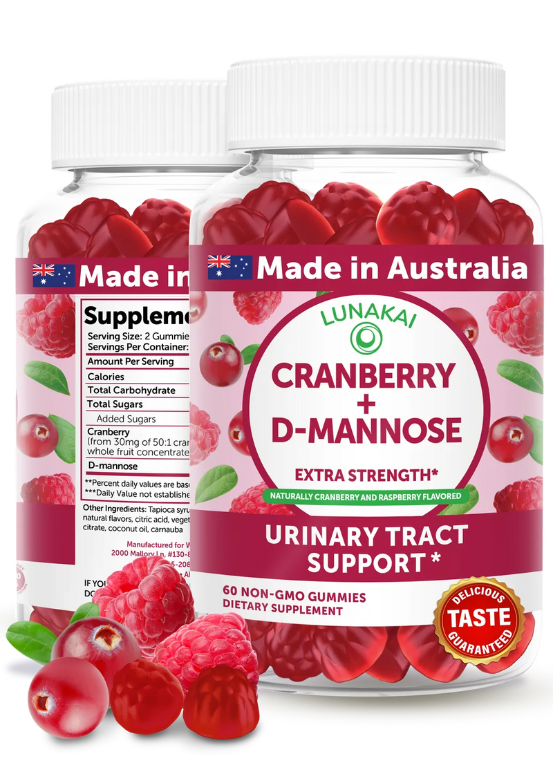 Cranberry + D-Mannose Gummies