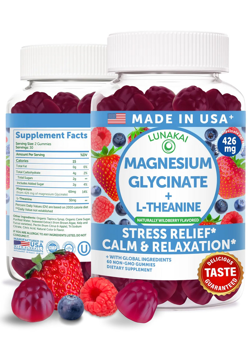 Magnesium Gummies - Wild Berry Flavor