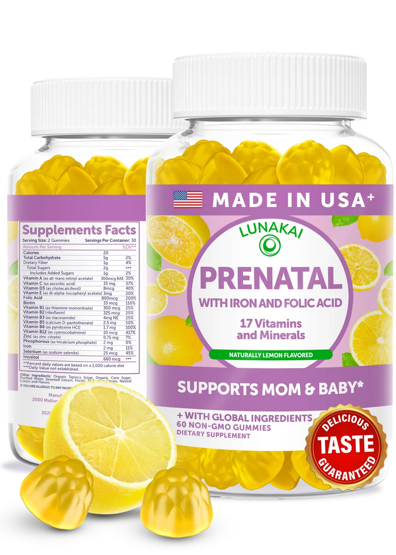 Prenatal Gummies - Lemon Flavor