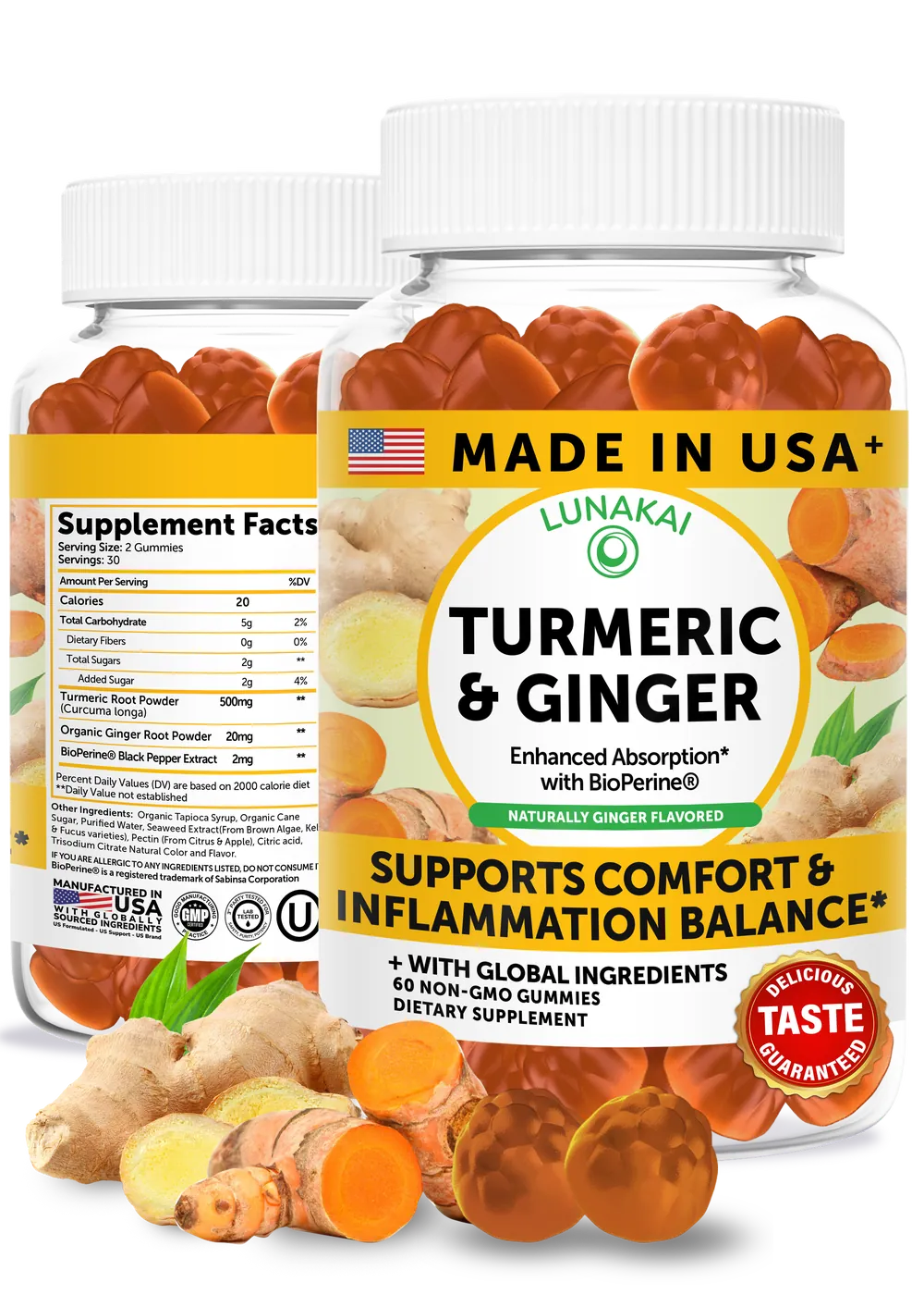 Turmeric & Ginger Gummies