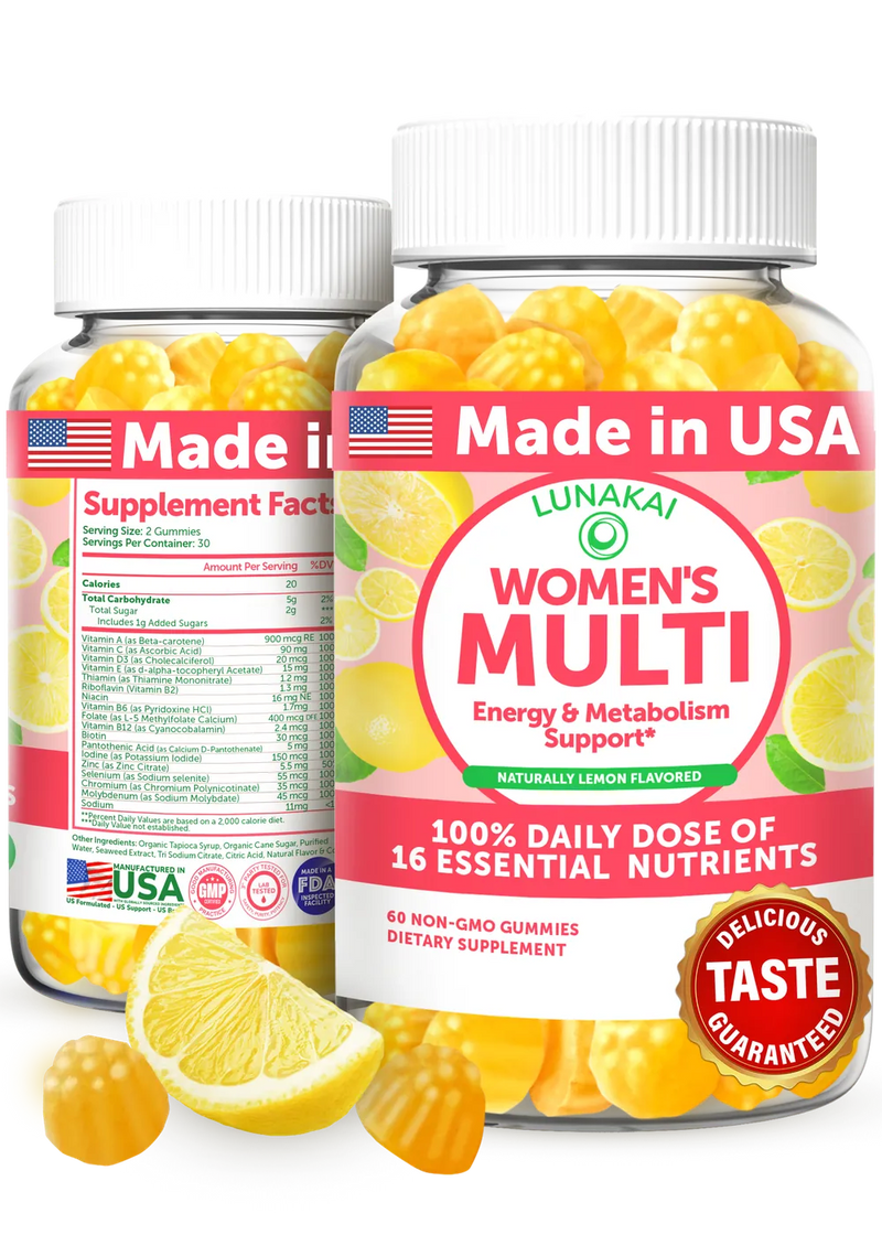 Women's Multivitamin Gummies - Lemon Flavor