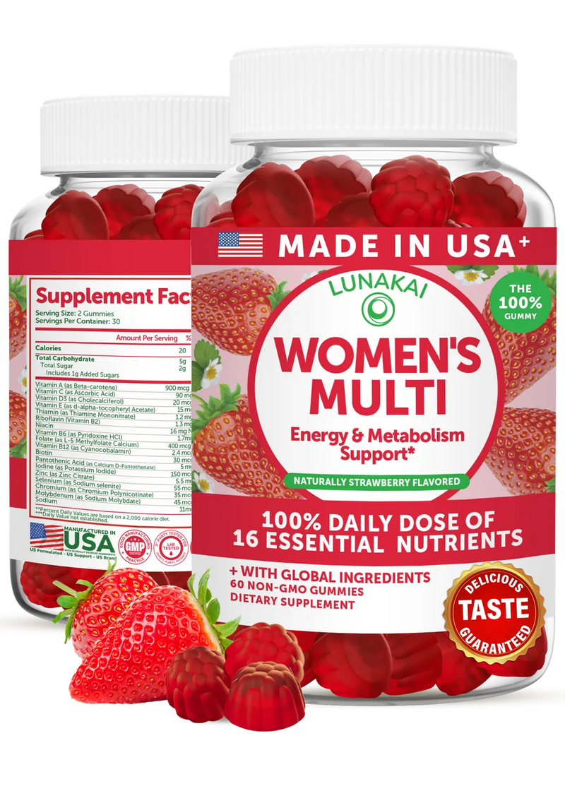 Women's Multivitamin Gummies - Strawberry  Flavor