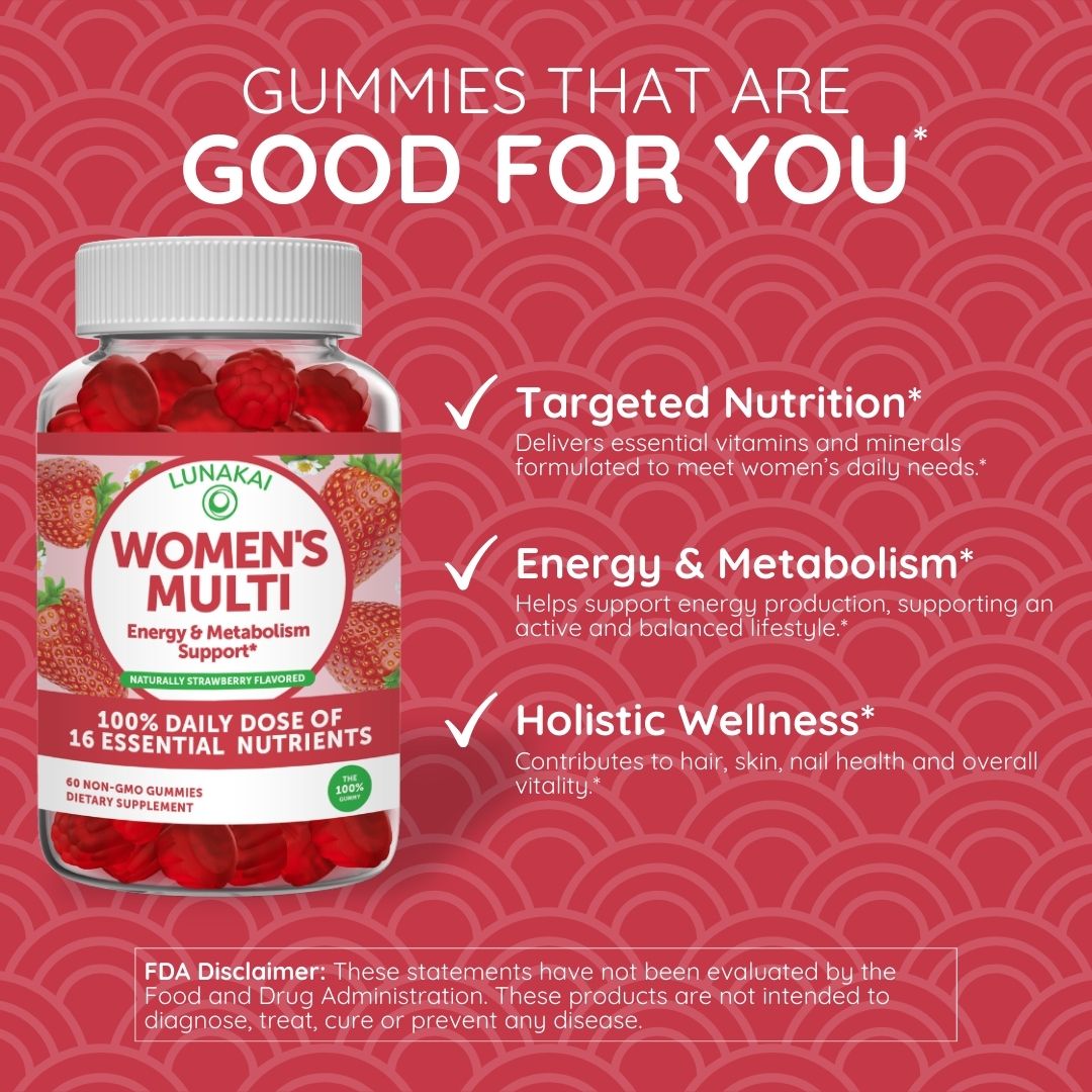 The 100% Gummy - Womens Multivitamin Gummies