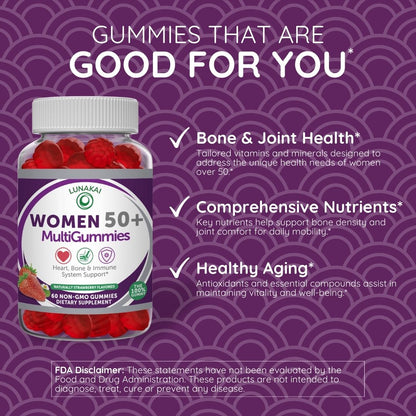 50 Plus Women's Multivitamin Gummies