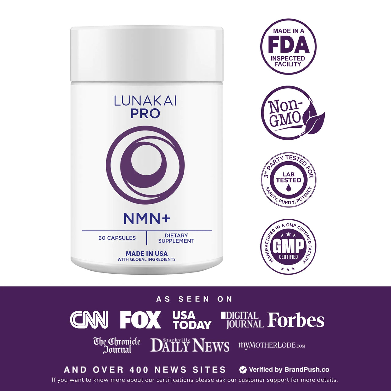 Lunakai PRO NMN+ Capsules