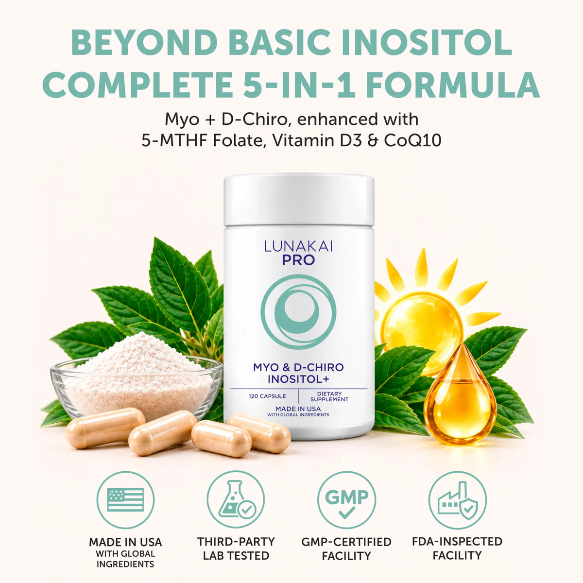 Lunakai PRO Myo & D-Chiro Inositol