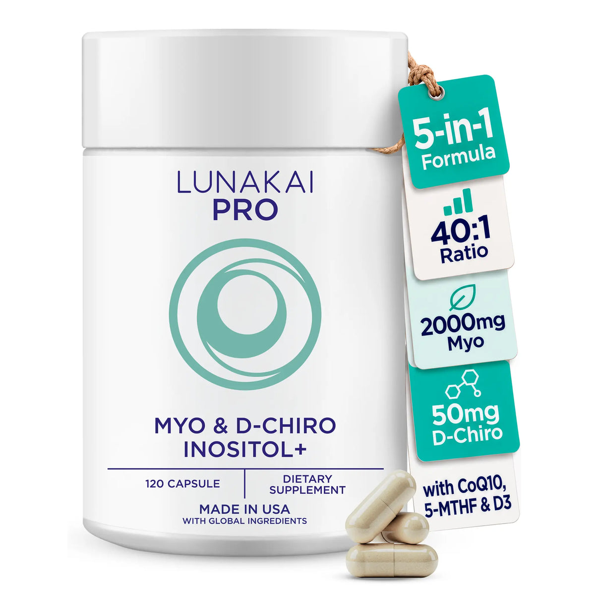 Lunakai PRO Myo & D-Chiro Inositol