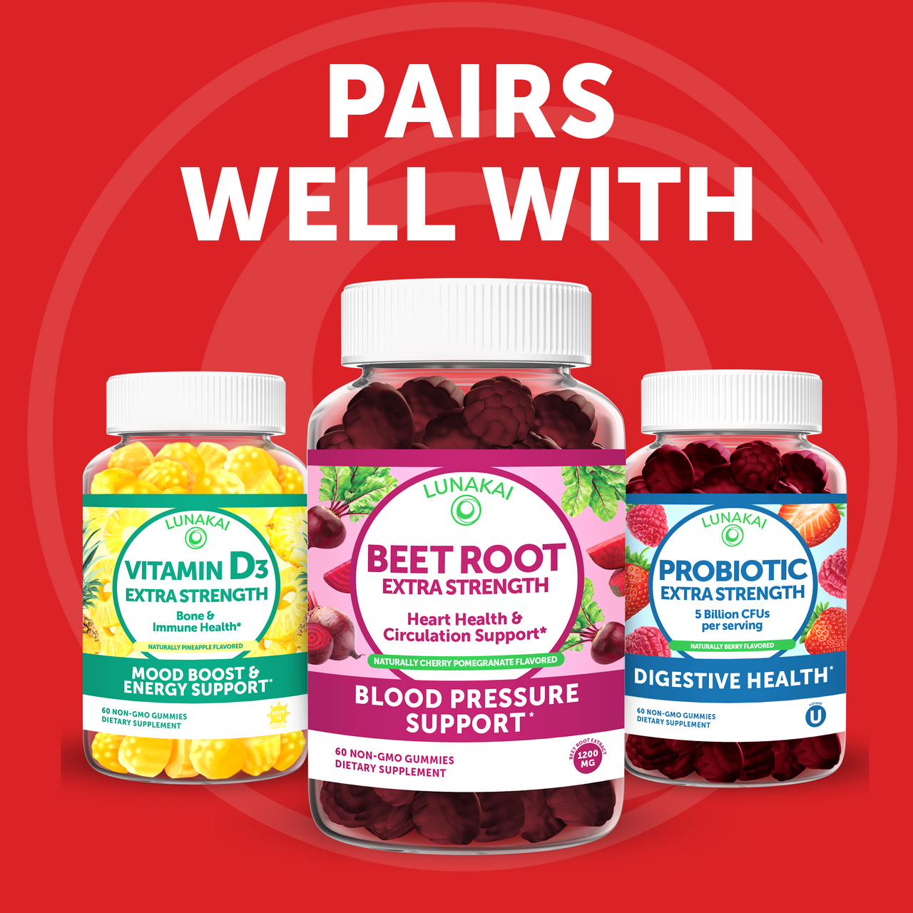Cholesterol Support Gummies – Plant Sterols & Stanols, 60ct