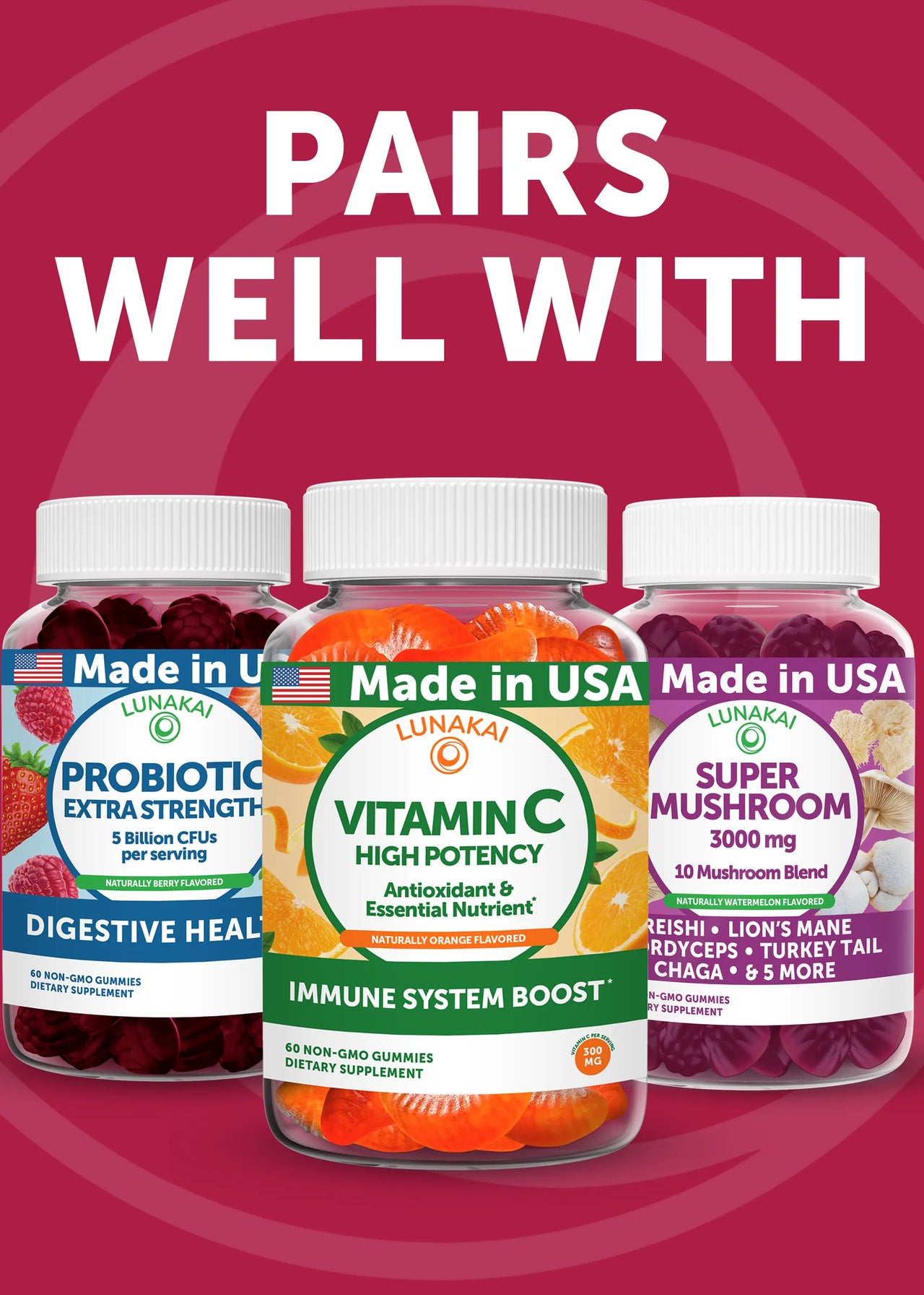 Cranberry Gummies with D-Mannose for Daily Urinary Tract Support