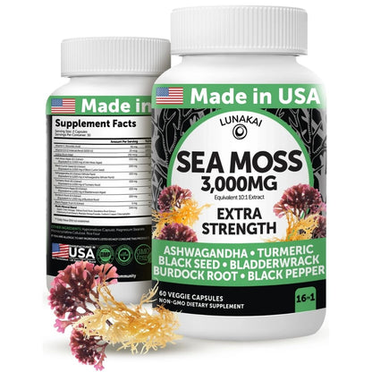 Irish Sea Moss Capsules - US Made