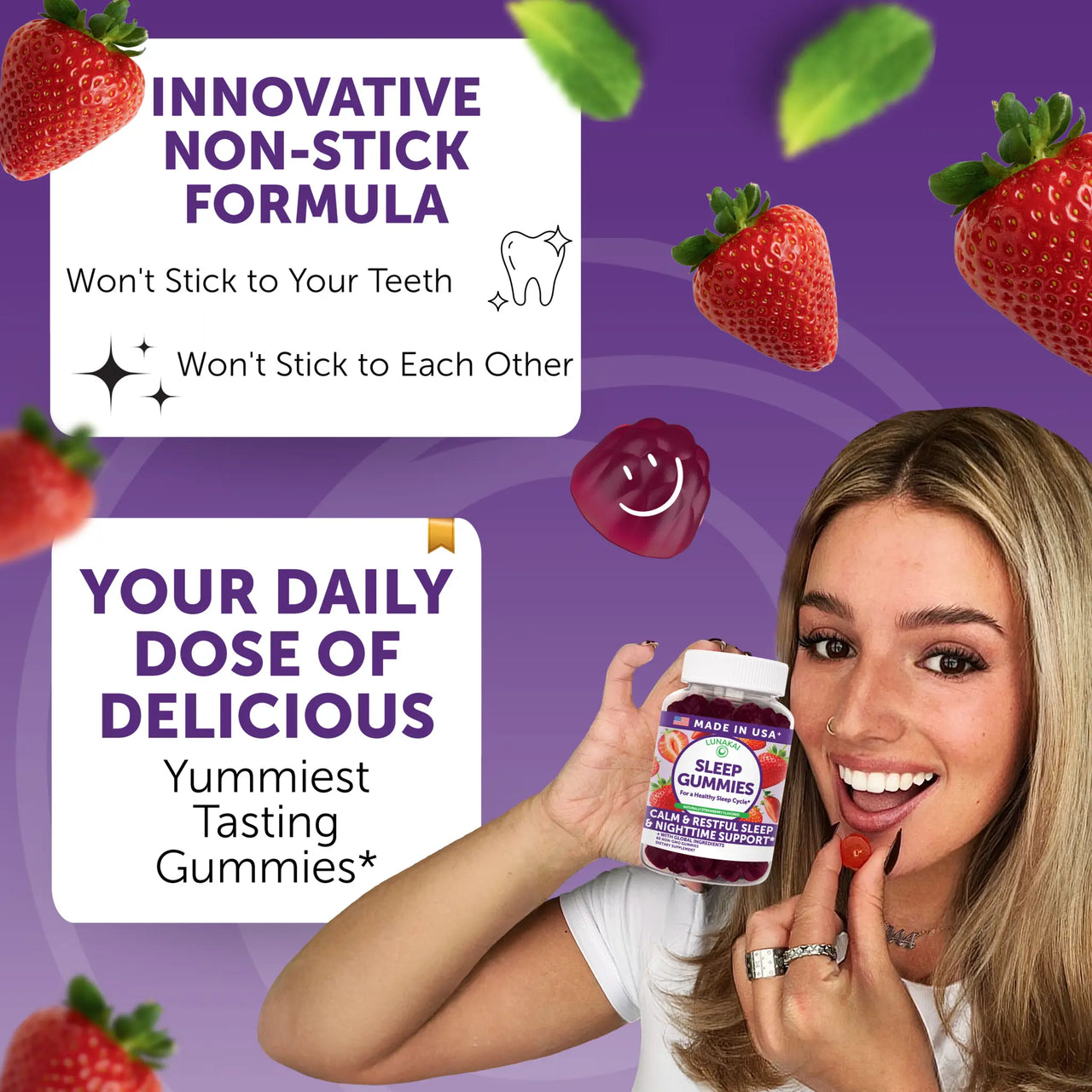 5-in-1 Sleep Gummies with Melatonin