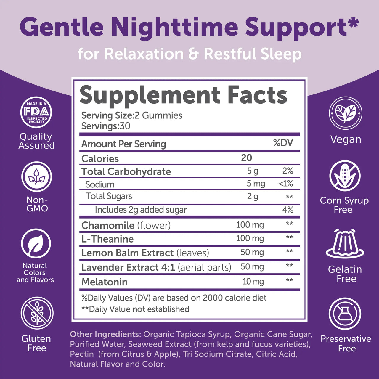 5-in-1 Sleep Gummies with Melatonin