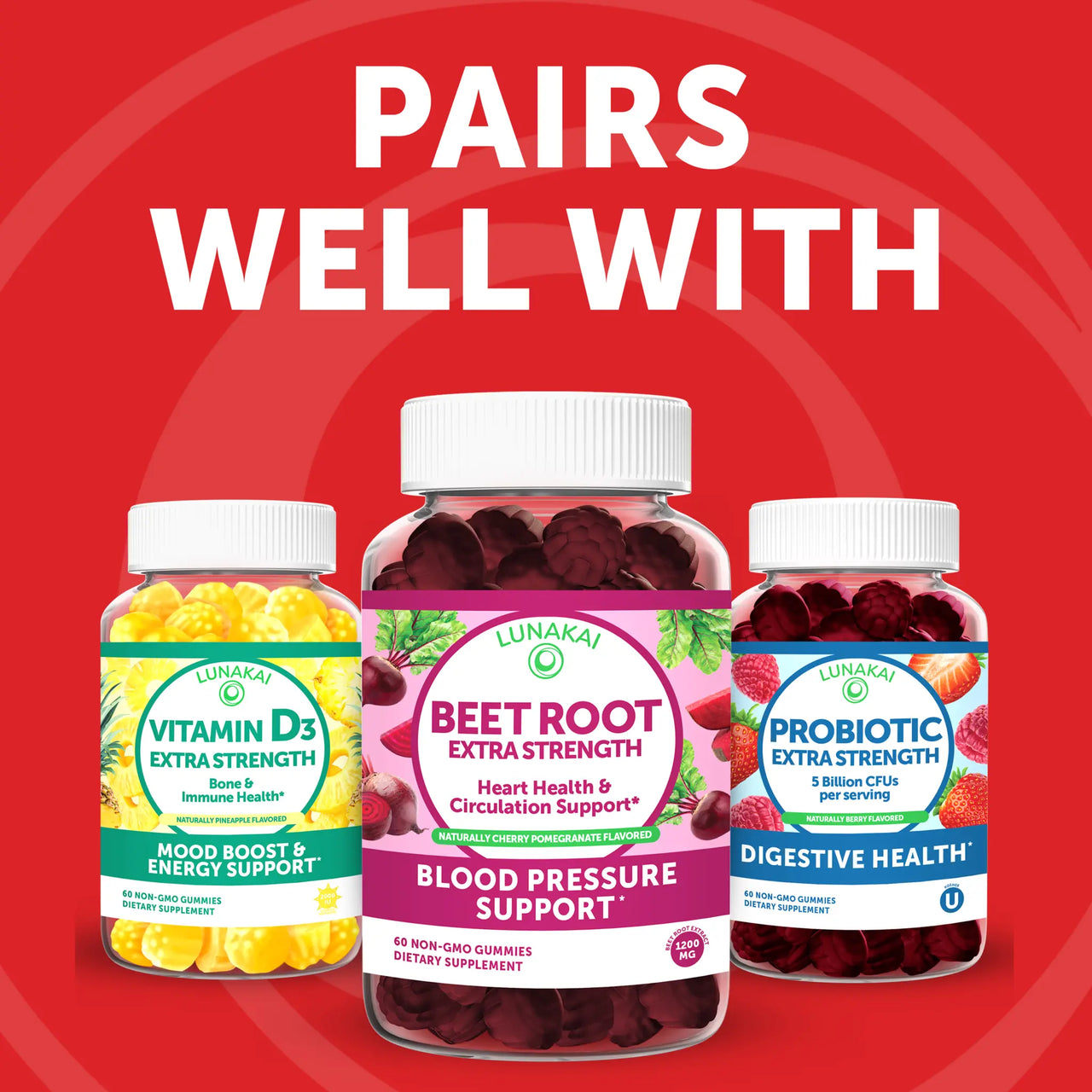 Cholesterol Support Gummies – Plant Sterols & Stanols, 60ct
