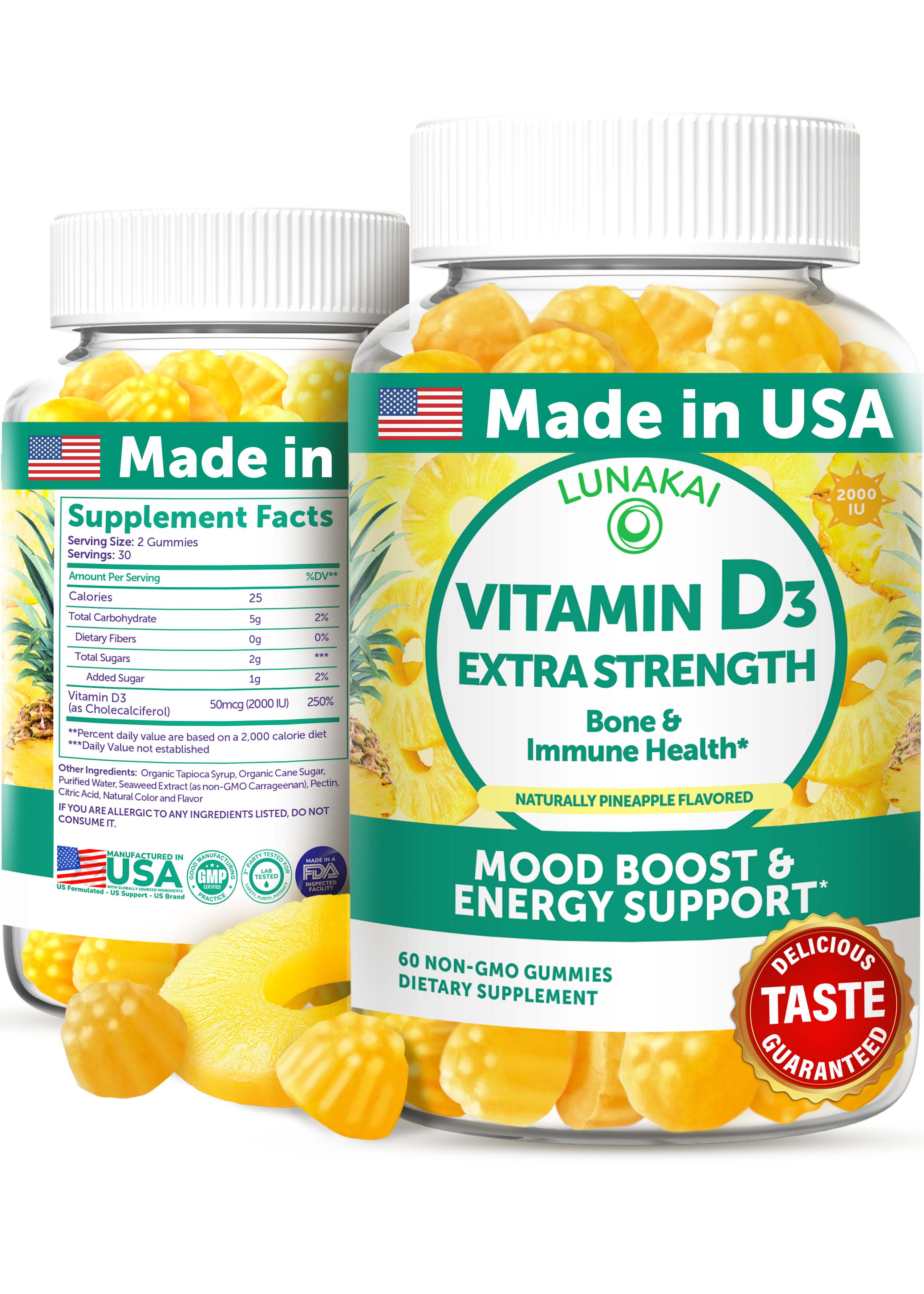 Vitamin D3 Gummies 60 ct.