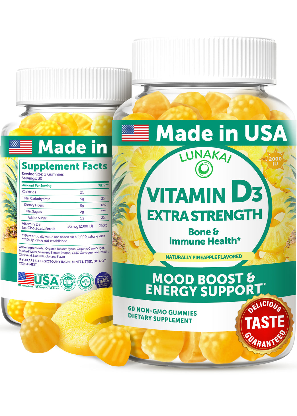 Vitamin D3 Gummies 60 ct.